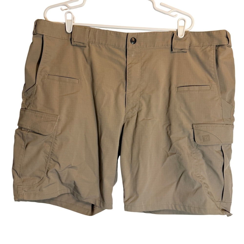 5.11‎ Tactical Series Men 42 Khaki Tan Ripstop Cargo Shorts Work Outdoor Hiking